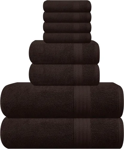 Miniatura 66 de GLAMBURG - Juego de 12 toallas faciales ultrasuaves de 13 x 13 pulgadas, 100% algodón, duraderas y altamente absorbentes, ideales para baño, cocina