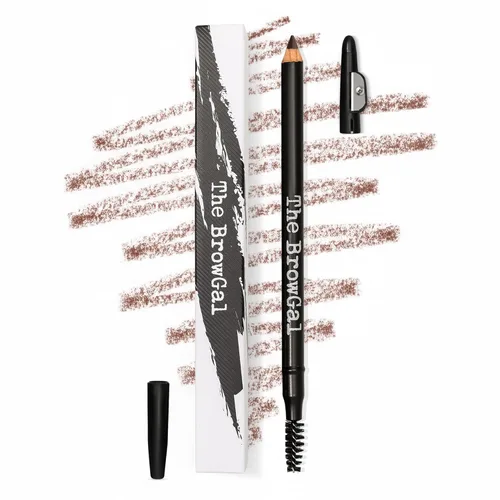 Miniatura 12 de The BrowGal - 3 en 1, lápiz de cejas delgado - 06 con tapa afiladora y cepillo de carrete - Dibuja pequeños pelos de cejas y rellenos en áreas Rubio