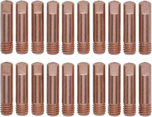 Miniatura 6 de 15AK MB15 antorcha de soldadura MAG MIG punta de contacto .023'' & 0.6mm M6x25mm 20pk