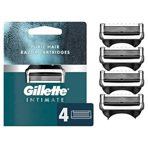 Miniatura 7 de Gillette Maquinilla de afeitar íntima para hombres, maquinilla de afeitar púbica para hombre para el paisaje, suave y fácil de usar, diseñada