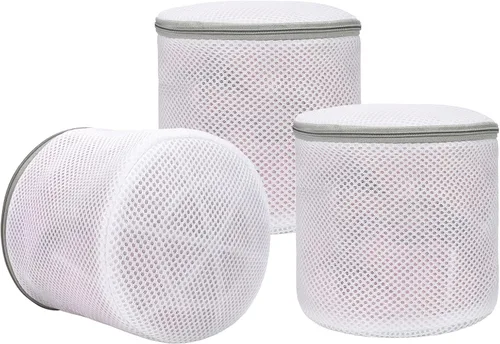 Miniatura 7 de GOGOODA Bolsa de malla para ropa delicada, juego de 2 bolsas de lencería para lavadora, ideal para lavandería, medias, blusas, ropa
