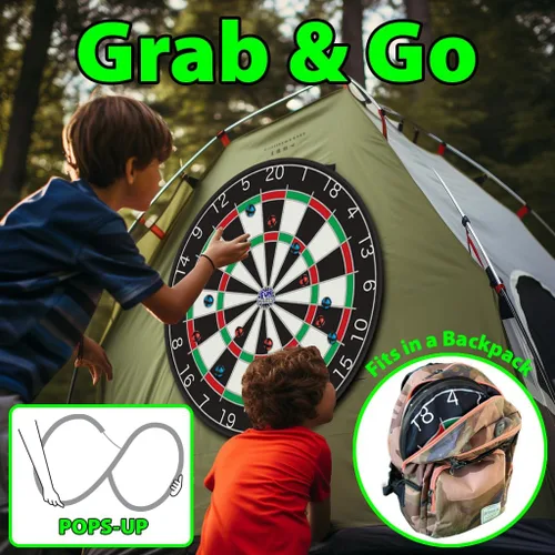 Miniatura 4 de Funwares Tablero de dardos gigante de 36 pulgadas para adultos y niños, un 25% más grande que la competencia para la máxima diversión en interiores