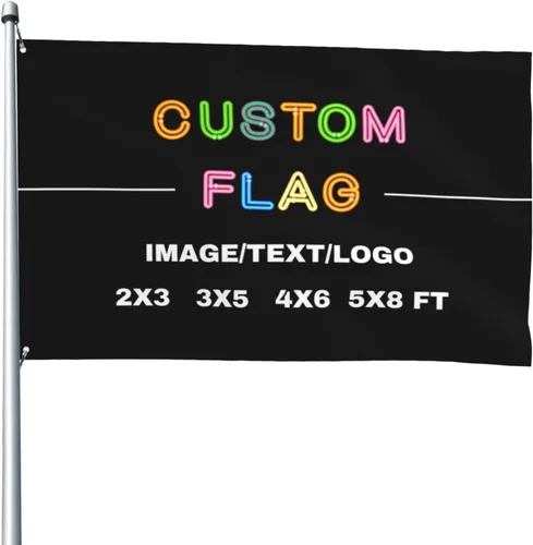 Miniatura 12 de Bandera de jardín personalizada para exteriores, banderas personalizadas de doble cara de 28 x 40 pulgadas, para hacer tu propia bandera divertida