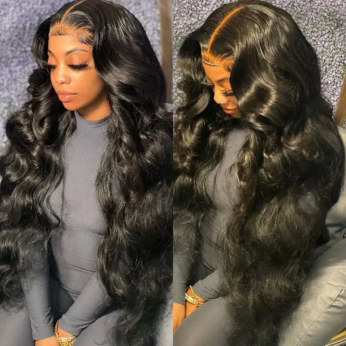 Miniatura 12 de Paquetes de Ondas Corporales con Cierre para Mujeres Negras (10 12 14+10) 100% Cabello Humano Brasileño de Ondas Corporales Sin Procesar 3 Paquetes