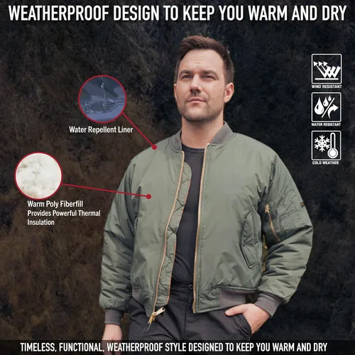 Miniatura 4 de Rothco MA-1 Chaqueta de vuelo para hombre