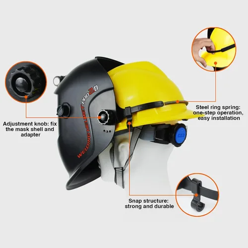 Miniatura 4 de TRQWH Reemplazo del adaptador de casco de soldadura para cascos de soldadura TRQWH All Series (TRQ-HHA)