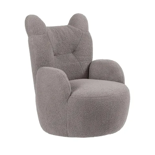 Miniatura 12 de ECR4Kids Teddy Bear Sherpa - Silla para niños pequeños, altura del asiento de 14 pulgadas, muebles para niños, salvia oscura