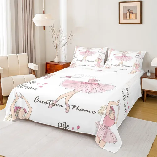 Miniatura 13 de Erosebridal Juego de sábanas de baloncesto rosa para niños y niñas, juego de sábanas de tamaño individual con temática deportiva, juego de sábanas