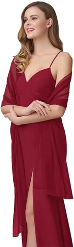 Miniatura 4 de Chales de gasa para mujer, bufandas para dama de honor, boda, noche, graduación, fiesta, ocasiones especiales, vestidos de 90 x 20 pulgadas