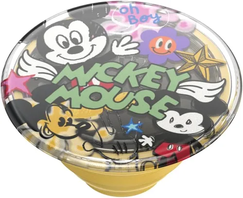 Miniatura 4 de PopSockets - Agarre para teléfono con soporte expandible, agarre adhesivo, Disney - Mickey Mouse Doodle Mickey Doodle