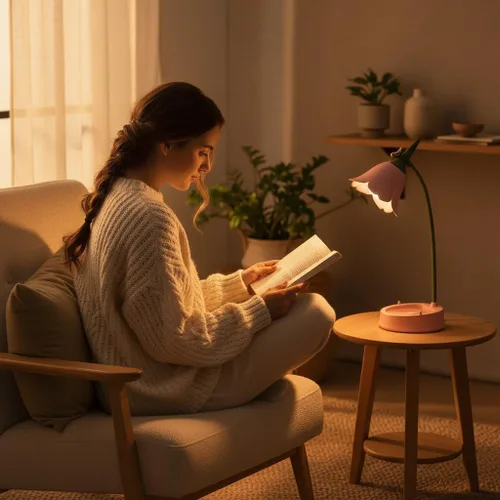 Miniatura 8 de Lámpara de escritorio LED mágica JD Cordless Luz de mesa ajustable cuello de cisne regulable táctil recargable batería cuidado de los ojos luz Rosa