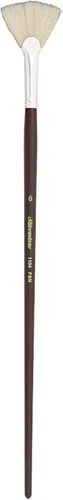 Miniatura 13 de Silver Brush Limited 1903S6 Bristlon Filbert - Brocha para pinturas acrílicas y al óleo, tamaño 6, mango corto Filbert - Mango corto