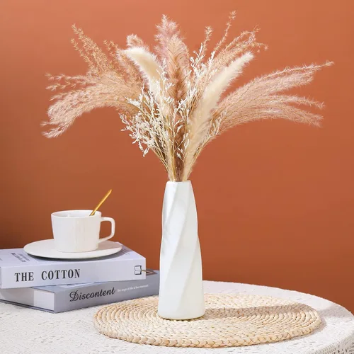 Miniatura 2 de Didaey 30 jarrones de plástico compuesto a granel, pequeños jarrones cónicos altos para centros de mesa, jarrón irrompible para decoración de bodas