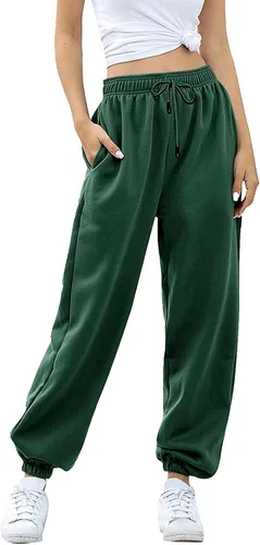 Miniatura 2 de Pantalones deportivos con forro de sherpa para mujer, pantalones de chándal cálidos de invierno, pantalones de jogging, ofertas de rayo de hoy