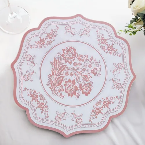 Miniatura 16 de Efavormart - Paquete de 50 platos redondos de bagazo biodegradables blancos de 7 pulgadas, compostables, ecológicos, desechables, aperitivos, Tipo 17