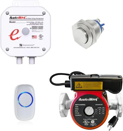 Miniatura 2 de AUTOHOT Sistema de bomba de recirculación de agua caliente a pedido DR055A-USK - Fácil instalación, certificado UL y NSF61. Ahorra agua y energía