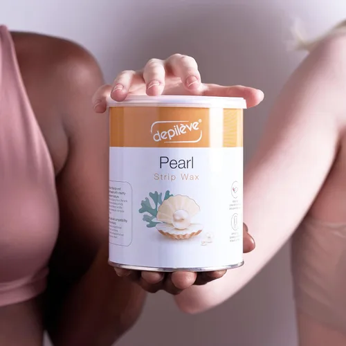 Miniatura 3 de Depileve Cera depilatoria – Cera de cuerpo completo con colofonia de perlas – Ideal para piel seca y descamada – Perlas de cera suave y suave – Cera