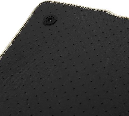 Miniatura 6 de IKON MOTORSPORTS, Alfombrillas compatibles con Ford Mustang Mach-E 2021-2024, forro de nailon beige para automóvil delantero y trasero, juego de 3