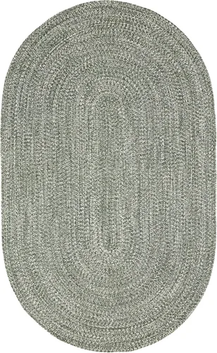Miniatura 58 de BNM - Alfombra ovalada bohemia para interiores y exteriores con patrón trenzado sólido, perfecta para patio trasero, patio, oficina, sala de estar