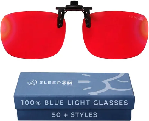 Miniatura 9 de Sleep ZM Blue Light Blocking & Light Sensitivity Clip On Glasses - 14 Lens Types for Comfort, Relaxation, Sleep & Relief