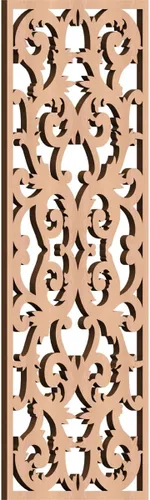 Miniatura 24 de Meadville Paneles decorativos de pared de madera con calado, 9 3/8 pulgadas de ancho x 24 3/8 pulgadas de alto x 1/4 de alto, aliso