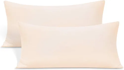 Miniatura 86 de Juego de 2 fundas de almohada pequeñas de punto Jersey Knit para viajes o niños pequeños de 12 x 16 pulgadas, 13 x 18 o 14 x 20 pulgadas, sobre