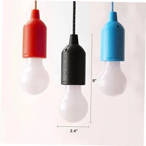 Miniatura 6 de VANZACK 4 unids bombillas LED tira cable luz LED tira de luz colgante bombilla LED tira de alambre cordón bombilla negro LED colgante luces
