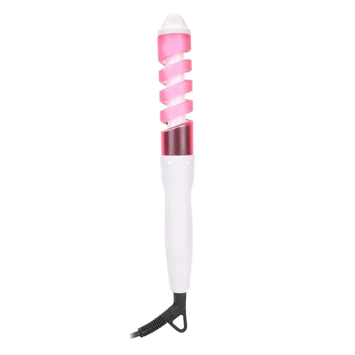 Miniatura 7 de KIMISS Varita rizadora en espiral, rizador de pelo eléctrico y estilizador con barril de cerámica, 110-240V