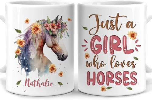 Miniatura 11 de Hyturtle Regalos Personalizados Amante de Ranas - Solo Una Chica Que Ama Las Ranas Taza de Café Personalizada con Nombre en Cerámica de 11oz - Idea