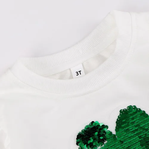 Miniatura 99 de Sudaderas para niñas pequeñas, cuello redondo, sin botones, de manga larga, para invierno, casual, ropa 2T-7T, Dinosaurio