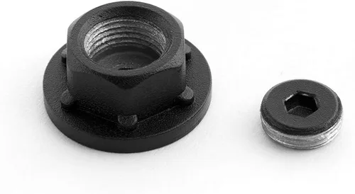 Miniatura 2 de OZCO 10 tuercas hexagonales de aluminio de 1-1/2 pulgadas Cubiertas decorativas para tuercas hexagonales para pérgola, cubierta, pabellón
