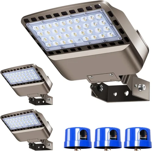 Miniatura 12 de Luz LED de estacionamiento de 150 W, montaje de muñón del atardecer al amanecer, 5000 K, área comercial, seguridad LED, luces de estacionamiento al