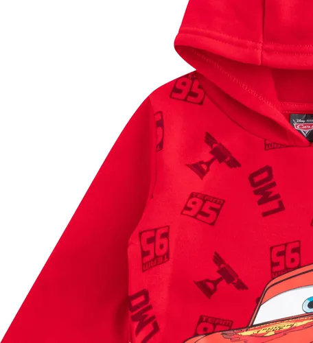Miniatura 3 de Disney Cars Lightning McQueen - Sudadera con capucha para niños pequeños, pequeños y grandes