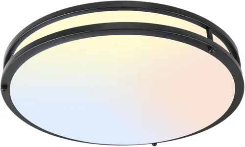 Miniatura 9 de Lámparas de techo LED de 36 W y 12 pulgadas, lámparas de montaje empotrado, 5CCT 2700K 3000K 4000K 5000K 6500K, luz cercana al techo para cocina