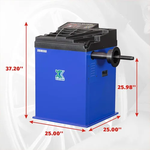 Miniatura 3 de XK Cambiador de neumáticos de 1.5 caballos de potencia, combo balanceador con abrazadera de llanta 580-680 XKUSA272469797603