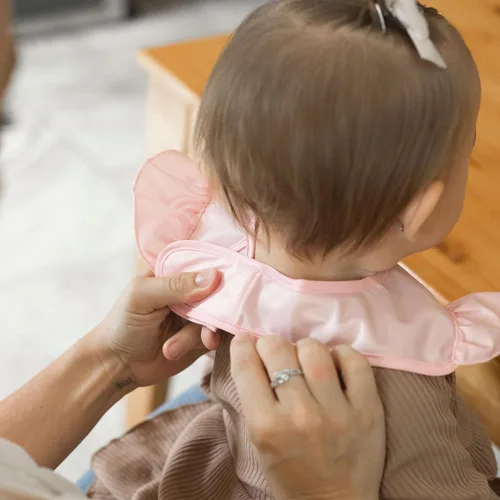 Miniatura 3 de Tiny Twinkle Baberos a Prueba de Derrames para Bebés para Comer Baberos Impermeables y Limpiables para Niños Pequeños con Bolsillo Universal