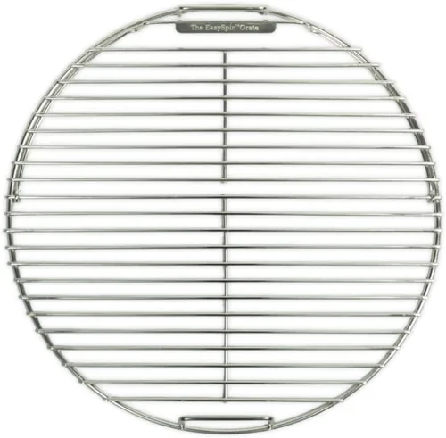 Miniatura 8 de Rejilla de cocción de parrilla de carbón SnS Grills EasySpin, de acero inoxidable 304, apertura grande con bisagras, perfecta para cocción de 2