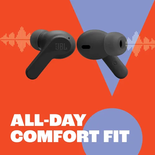 Miniatura 6 de JBL Vibe Beam - Auriculares inalámbricos JBL con sonido de graves profundos, Bluetooth 5.2, resistente al agua y al polvo, llamadas manos libres