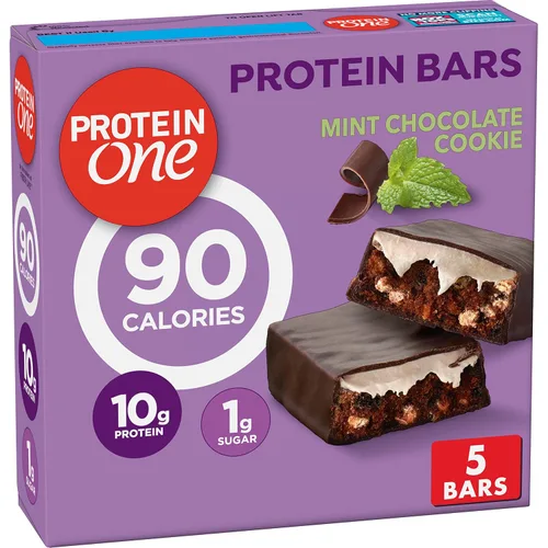 Miniatura 7 de Protein One Barra de proteína de chispas de chocolate de 90 calorías, 4.8 onzas (5 unidades)