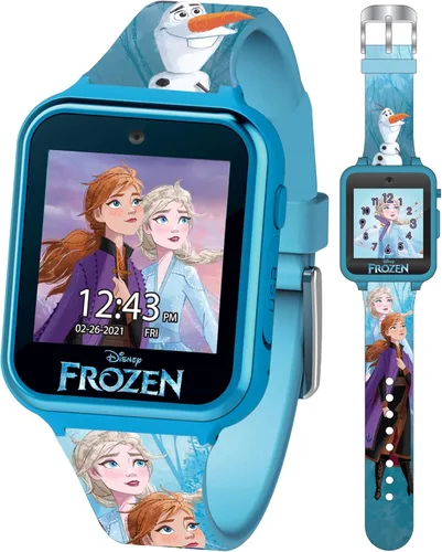 Miniatura 8 de Accutime Reloj inteligente Disney Frozen para niños con cámara para niños y bebés - Reloj inteligente interactivo para niños y niñas