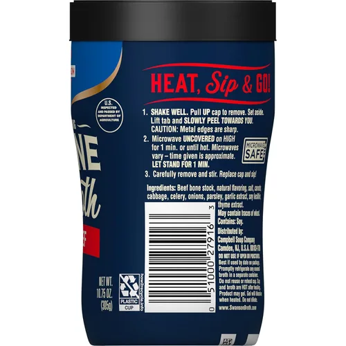 Miniatura 9 de Caldo de hueso de res para beber Swanson S, taza microondas de 10.75 oz