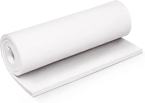 Miniatura 46 de Hoja de espuma EVA blanca en rollo, espuma EVA premium de 6 mm de grosor, 49" x 13.9", alta densidad 86 kg/m3 para disfraz de Halloween, Blanco
