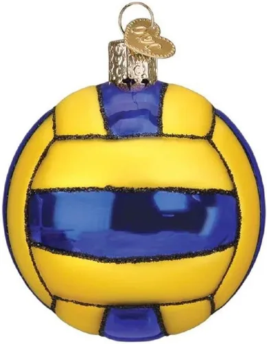 Miniatura 7 de Old World Christmas - Adorno de árbol de Navidad de balón de fútbol soplado en vidrio, decoración festiva artesanal, colección deportiva 2-Fútbol