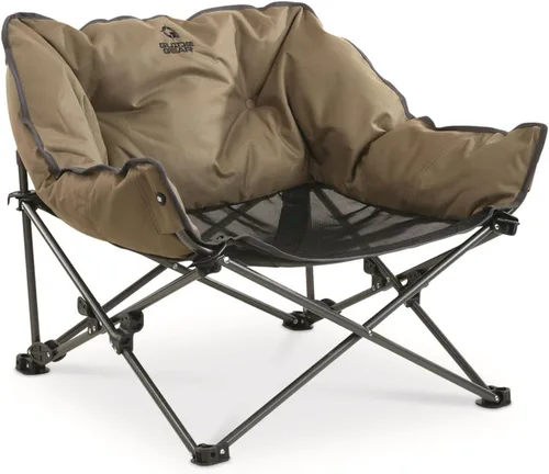 Miniatura 3 de Guide Gear Cama portátil acolchada para mascotas; sofá elevado para perros al aire libre, cuna marrón