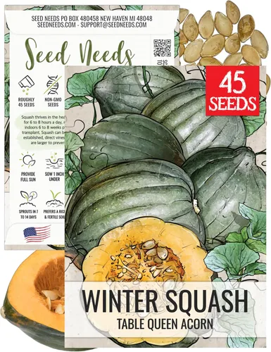 Miniatura 20 de Seed Needs Semillas de calabacín para plantar calabaza de verano Black Beauty, sin OMG, reliquia y sin tratar, rendimientos prolíficos de deliciosos