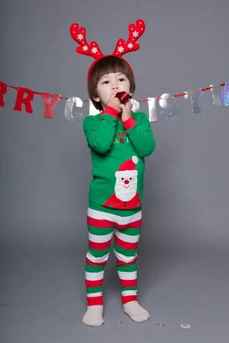 Miniatura 27 de VAENAIT BABY Infant Toddler Kids Adult Couple Family Matching Women Men Christmas Pjs Xmas Holiday Buffalo Plaid Pajama Set