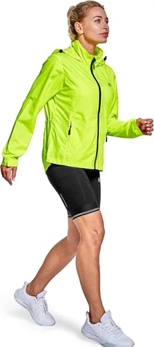 Miniatura 6 de FitsT4 - Chaquetas de ciclismo para mujer, ligeras, resistentes al viento, reflectantes, con capucha