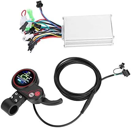 Miniatura 9 de Controlador de scooter eléctrico, controlador de motor sin escobillas, 36V-48V 250W-350W con pantalla de palanca de cambios