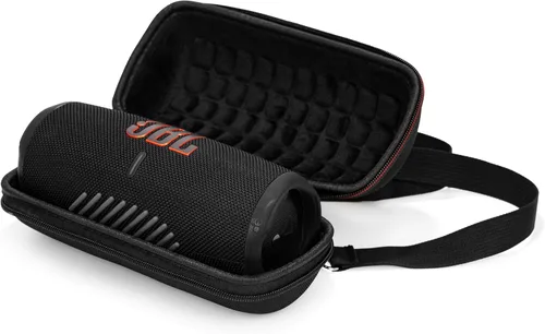 Miniatura 5 de Ginsco Funda rígida de transporte para JBL Charge 5/Charge 4 impermeable portátil Bluetooth altavoz, funda de viaje con correa ajustable