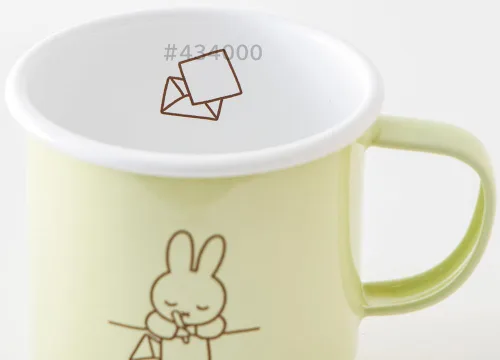 Miniatura 3 de Taza Miffy Pastel 3.1 in Gris Pálido Verde pálido